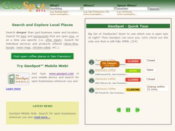 GeoSpot Home Page